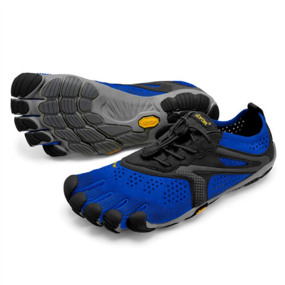 blue_black_vibram_v_run_mens.jpg Blue-Black Vibram V-Run Men's - Image 1