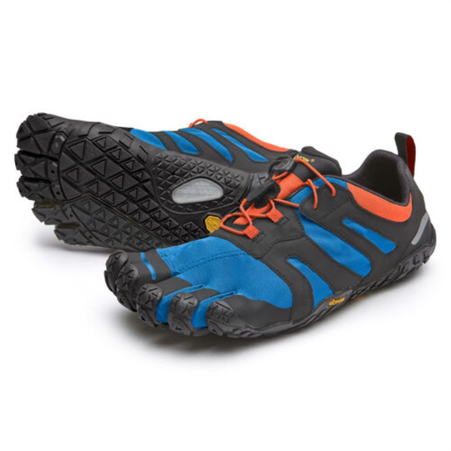blue_orange_vibram_v_trail_2_0_mens.jpg Blue-Orange Vibram V-Trail 2.0 Men's - Image 1
