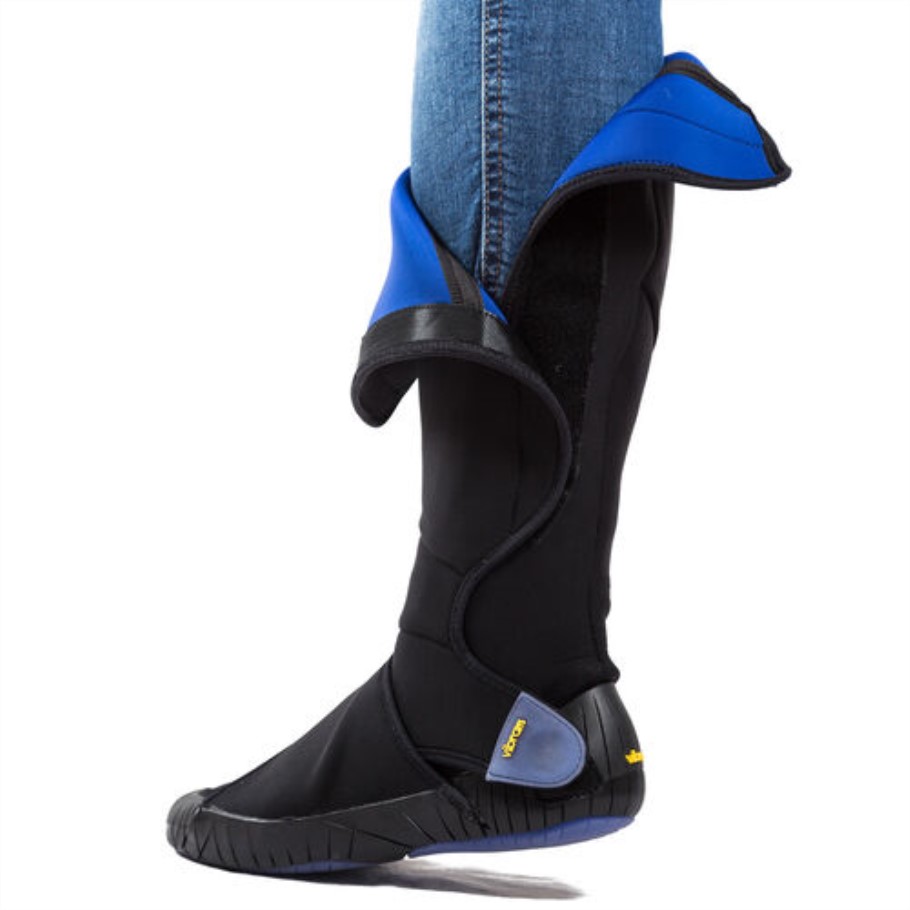 furoshiki_neoprene_boot_high_vibram_black_blue.jpg Furoshiki Neoprene Boot High Vibram Black-Blue - Image 1