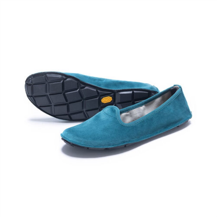 one_quarter_velvet_petroleum_vibram.jpg One Quarter Velvet Petroleum Vibram - Image 1