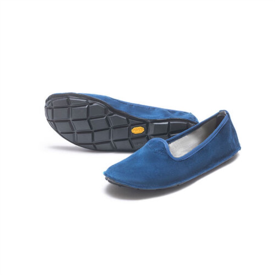 one_quarter_velvet_vibram_blue.jpg One Quarter Velvet Vibram Blue - Image 1
