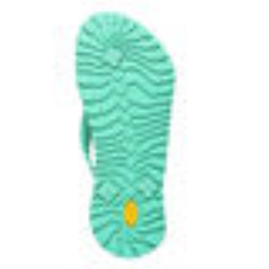 Tropical Carrarmato Sandal Vibram Aqua-Green