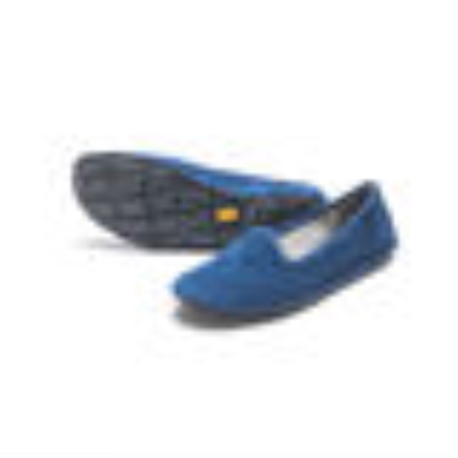 One Quarter Velvet Vibram Blue