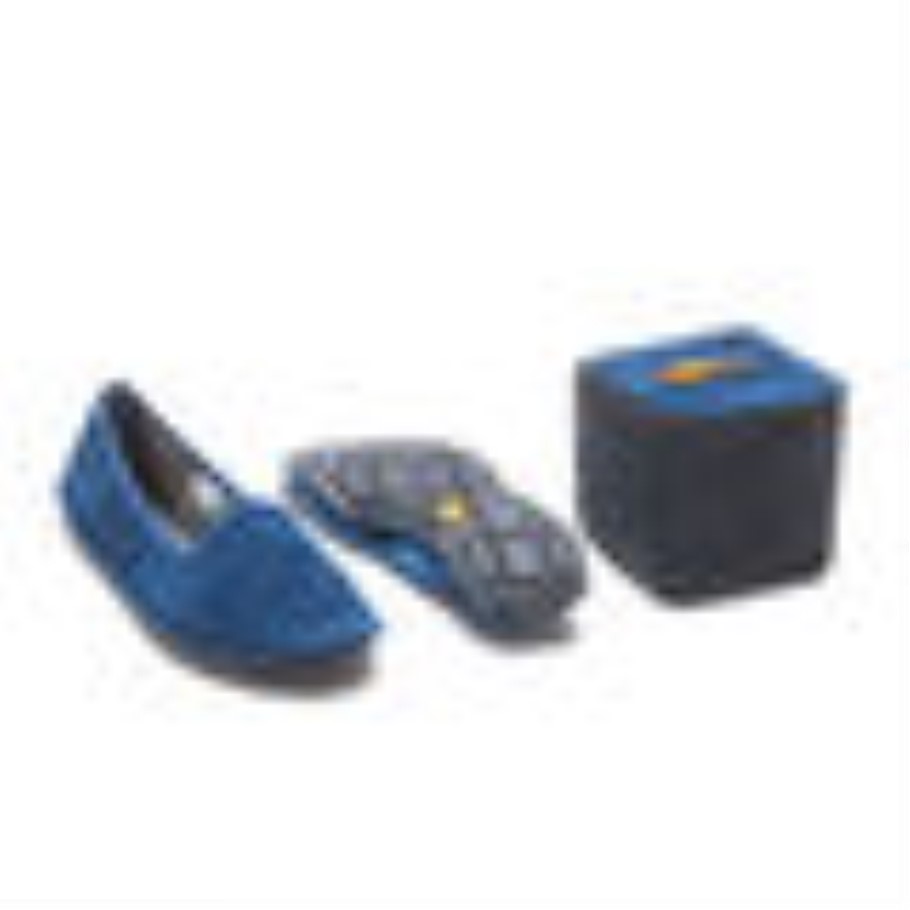 One Quarter Velvet Vibram Blue