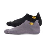5Toe Sock No Show 2 Pack Vibram Black-Grey