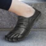 Black Cvt-Leather Men's Vibram - Image 4