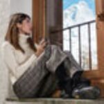 Black Furoshiki Eastern Traveler Classic Shearling Mid Boot Vibram - Image 4
