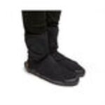 Black Furoshiki Eastern Traveler Classic Shearling Mid Boot Vibram - Image 5