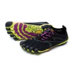 Black-Yellow-Purple Vibram V-Run Women's