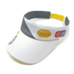 Grey-White-Yellow Sport Visor Vibram