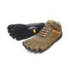 Khaki-Orange Vibram Trek Ascent Insulated