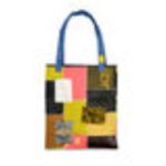 Patchwork Shopper Black-Red-Pink-Beige Vibram - Image 2