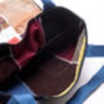 Patchwork Shopper Black-Red-Pink-Beige Vibram - Image 3