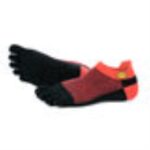 Red-Black Vibram 5Toe Sock No Show - Image 3