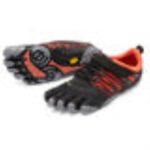 V-Train Women's Vibram Black-Coral-Grey - Image 2