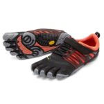 V-Train Women's Vibram Black-Coral-Grey